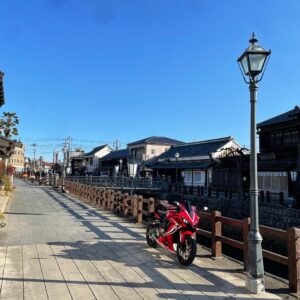 小江戸さわらの情緒溢れる風景with CBR650R