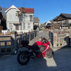 小江戸さわらの情緒溢れる風景with CBR650R