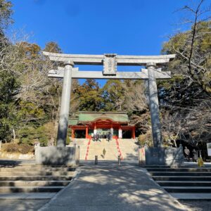 香取神宮石鳥居にて