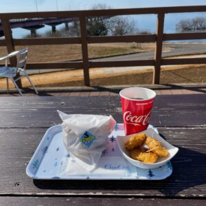 霞ヶ浦の道の駅たまつくりで「鴨パックン」を食す