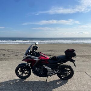 釣ヶ崎海岸にてwith NC750X