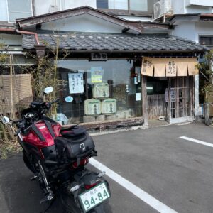 鴨川のお鮨屋さん「美樹鮨」にてwith NC750X