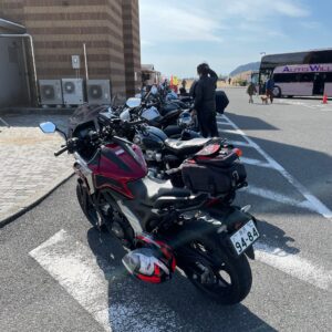 道の駅ちくら潮風王国にてwith NC750X